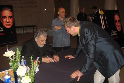 Дмитрий Самитов и Пласидо Доминго (Лос-Анджелес, 2008)